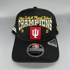 New Era 9SEVENTY Indiana Hoosiers National Champions CFP Playoff Champs Hat Cap